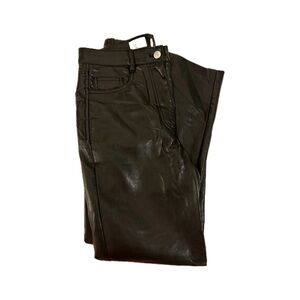 Aritzia Wilfred The Melina™ Pant Vegan Leather in Black, Size 2